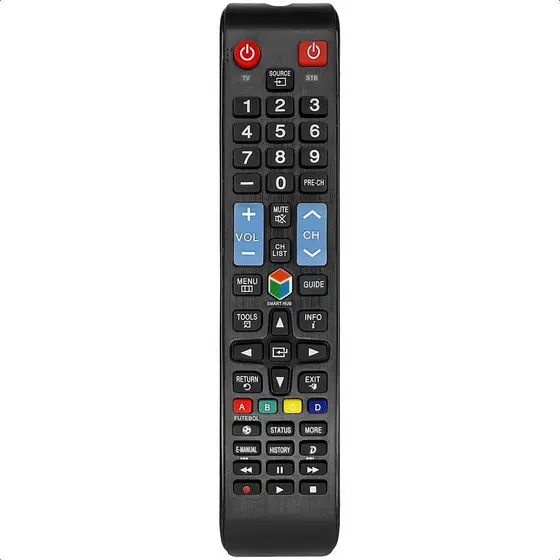 Controle Remoto Compatível com TV LED Smart Samsung Modelo AA59 com Pilha