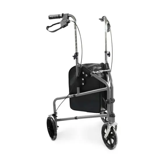 Andador Dobrável 3 Rodas D11 Suporta até 100 kg Dellamed