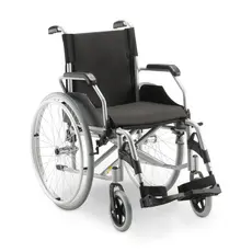 Cadeira de Rodas em Alumínio Dobrável até 120 Kg Assento 48 cm D600 Dellamed