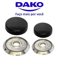 Kit Espalhador +  Queimador Do Fogão Dako Luna Supreme 4 Bocas