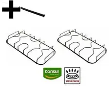 Kit 2 Grelhas Trempe Fogão Consul Erva Doce Nova Sem Pino + 2 agulha