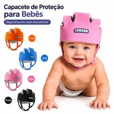 Capacete de Proteção Infantil GALEATI – Segurança para Bebês Engatinhar e Andar