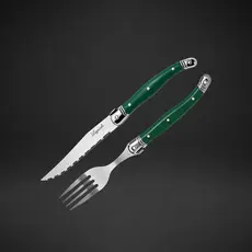 Faqueiro Inox Laguiole La Tour 12 Peças Premium 6 Garfos + 6 Facas