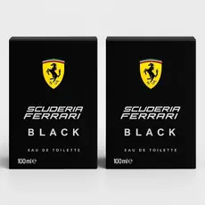 Kit até 2 Perfumes Ferrari Black Masculino 100ml EDT Importado Longa Duração