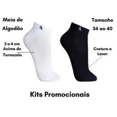 KITE 6 Pares Meia Soquete Cano Curto Baixo Algodão Meia Masculino e Feminino Original
