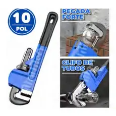 Chave De Grifo Para Tubos Uso Profissional  Tipo Americano" tamanho 10/14