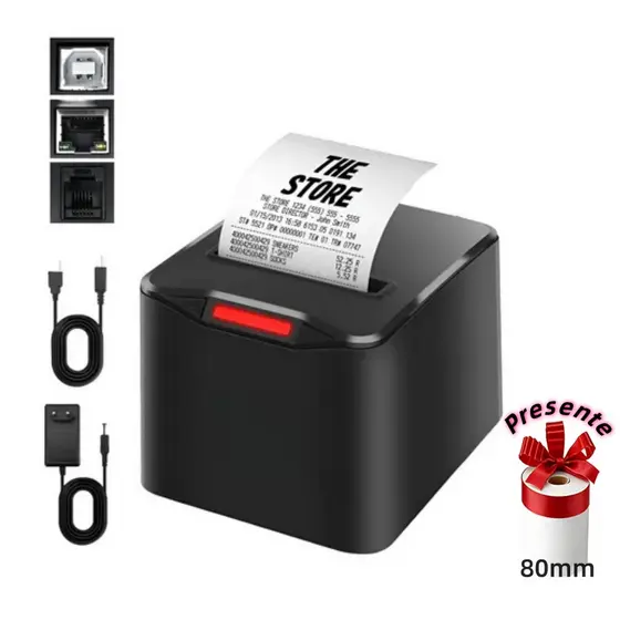 Impressora Térmica Não Fiscal 80mm Usb Rede C/guilhotina