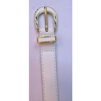 Cinto Fino Feminino 2,5cm Fivela Metálica Ajustável Acessório Moda Casual