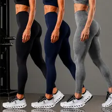 Kit 3 Calças Legging Feminina Cintura Alta e Modeladora Quentinha e Confortavel