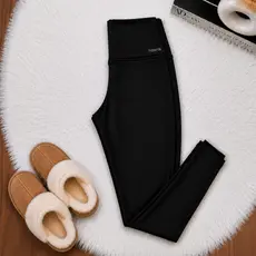 Calça Legging Flanelada Peluciada Feminina Cintura Alta e Modeladora Quentinha  Zero Transparência