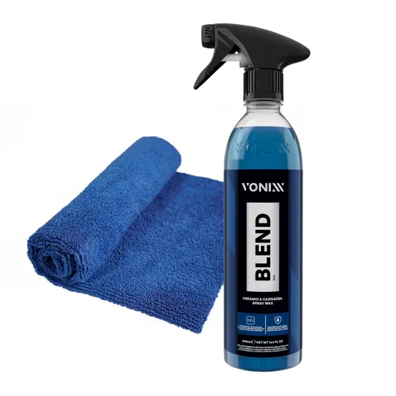 Cera Blend Vonixx Automotiva Vitrificadora Carnaúba + Toalha Microfibra
