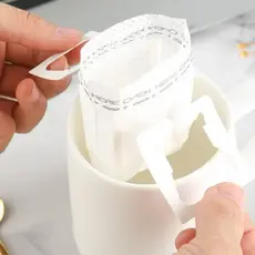 100 Unidades Filtro de Café Portátil Saco Filtrante Coador Pequeno Mini Coador Envelope