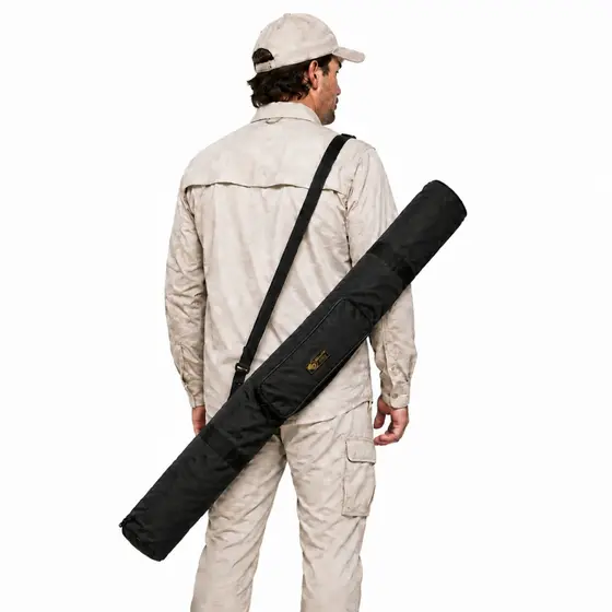Porta Varas Pesca Golden Fish 1metro Nylon 600 Bolsa com Alca Regulável e Bolso