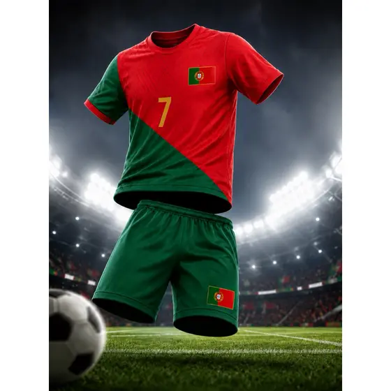 Kit Infantil Futebol Conjunto Times Europeus Internacionais