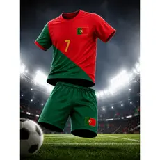 Kit Infantil Futebol Conjunto Times Europeus Internacionais