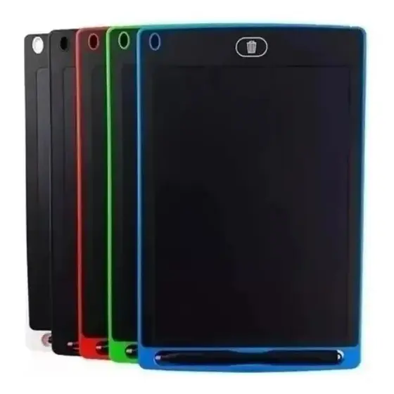 Lousa Mágica Digital Infantil Tela LCD 10 12 Pol Tablet Educativo Para Desenhar E Escrever Brinquedo Presente
