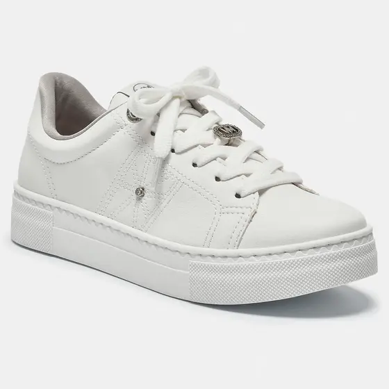 Tênis Feminino Via Marte Casual Plataforma Sneaker Confortável Original Design Estiloso em Nobuck