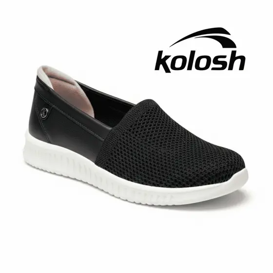 Tênis Feminino Kolosh Original Slip On Casual Confortável Leve