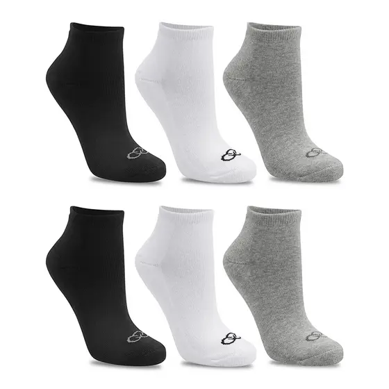 Kit 6 Pares de Meias Cano Curto Adulto Olympikus Original