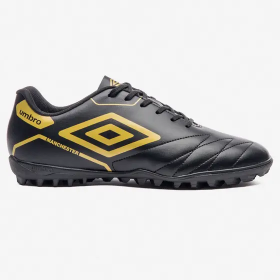 Chuteira Society Umbro Manchester Masculina Original Futebol Quadra Campo Grama Sintética