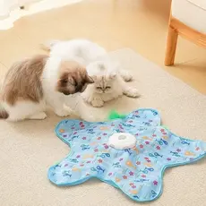 Brinquedo Interativo para Gatos Automático 360° Recarregável Antiestresse