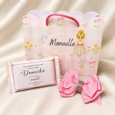 Convite para daminha e/ou pajem de casamento/ Sacola infantil