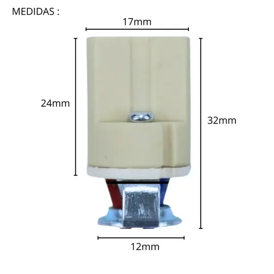 Kit 10/20 Soquete G9 Para Lampada G9 Halopim Com Base Metalica ARANDELAS PENDENTES LUSTRES