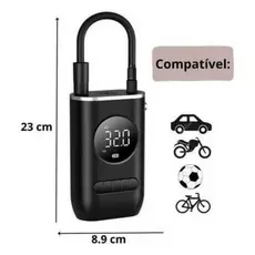 Mini compressor de ar de Encher Pneu Portátil para Carro e Bicicleta *Pequenas avrias