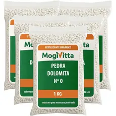 Pedra Dolomita Branca Nº0 Ornamental Decorativa Para Vasos Plantas Jardins Aquarios
