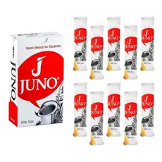 Caixa 10 Palhetas Juno Sax Alto 1,5 Até 2.5