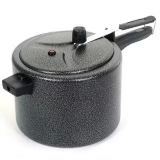 Panela de Pressão 4,5 Litros ASJ Preta Craqueada - Polida Envio Imediato