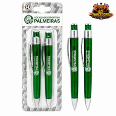 CONJUNTO 2 CANETAS ORIGINAL PALMEIRAS
