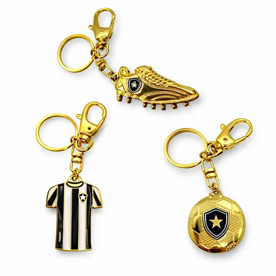 CHAVEIROS DIVERSOS OFICIAL OURO BOTAFOGO
