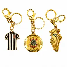 CHAVEIROS DIVERSOS OURO OFICIAL CORINTHIANS