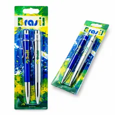 CONJUNTO 2 CANETAS BRASIL