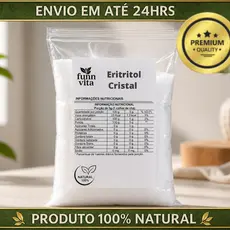 ERITRITOL ADOÇANTE NATURAL 100% PURO ZERO CALORIAS