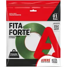 Fita Dupla Face Massa Acrílica Transparente 20metros Adere