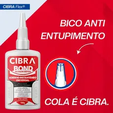 Adesivo Cola Instatânea Cibra Bond 793 Liquida Transparente