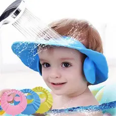 De Viseira Chapéu/boné Ajustável Para Proteção De Banho Bebê
