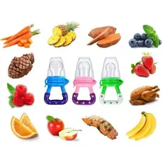 Chupeta de Alimentação para Bebês, Frutas e Patês