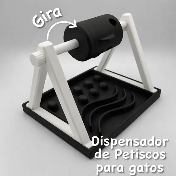 Brinquedo Gato Dispensador de petiscos