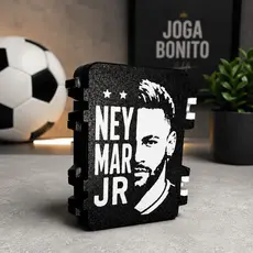 Caixa Porta Figurinhas Copa do Mundo 2026 (Neymar)