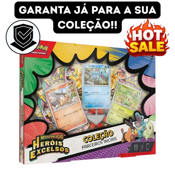 Box Heróis Excelsos: Pokémon Coleção Parceiros Iniciais top