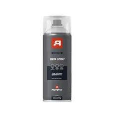 4 Tinta Spray Grafite Plástico  400ml – Qualidade Unica