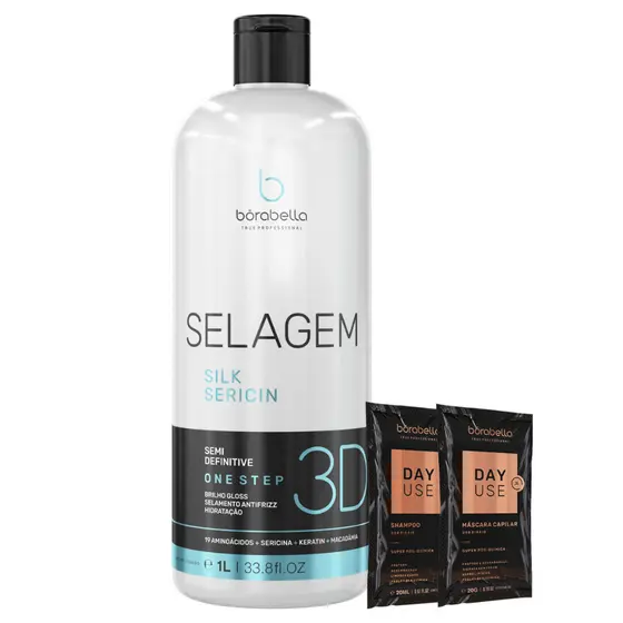 Borabella Selagem 3D Semi Definitiva Brilho Gloss Sealant - 1L