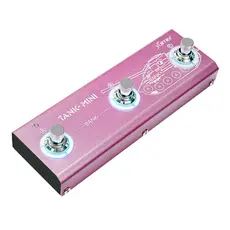 Pedal de guitarra Tank Mini Multic Effect suporta gravação IR e OTG, efeitos integrados de cabine, amplificador