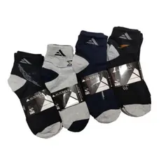Kit 12 Pares De Meias Cano Curto Em Algodão Macio Grosso