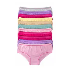 Kit 5 Calcinhas Infantis Menina Criança Algodão Premium Antialérgico Macio