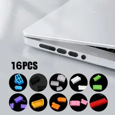 Proteção Notebook Silicone Anti Poeira Prova d' agua Tampa Plug Laptop Porta USB HDMI Interface RJ45