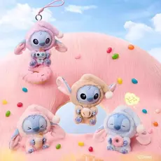 Caixa surpresa de pelúcia Stitch, série de alimentação para dormir com cordão, caixa surpresa e bolsa surpresa，Presente